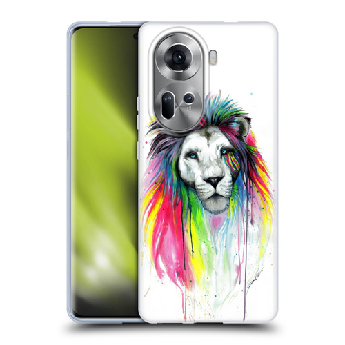 Pixie Cold Cats Rainbow Mane Soft Gel Case for OPPO Reno11