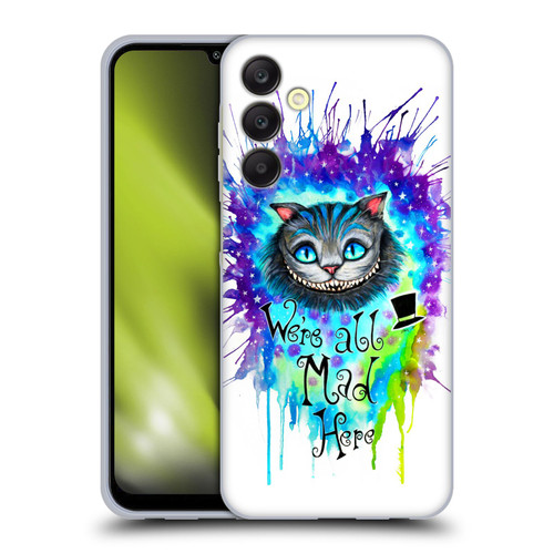 Pixie Cold Cats We Are All Mad Here Soft Gel Case for Samsung Galaxy A25 5G