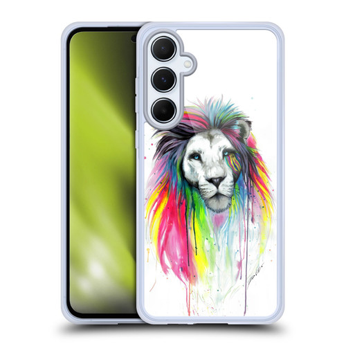 Pixie Cold Cats Rainbow Mane Soft Gel Case for Samsung Galaxy A55 5G