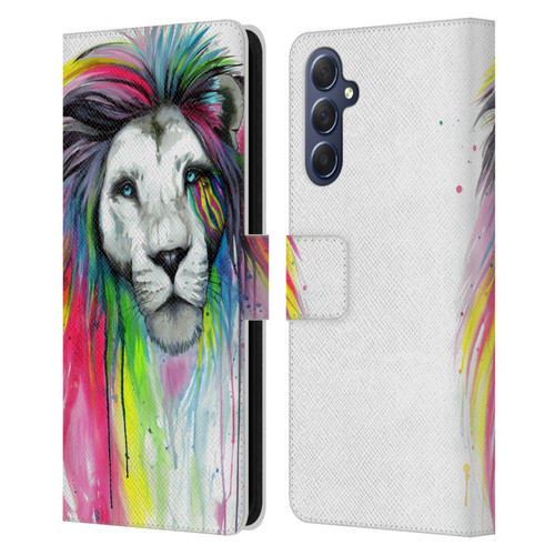 Pixie Cold Cats Rainbow Mane Leather Book Wallet Case Cover For Samsung Galaxy M54 5G