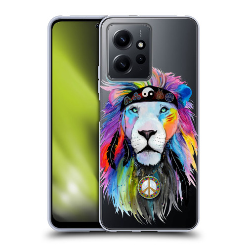 Pixie Cold Cats Hippy Lion Soft Gel Case for Xiaomi Redmi Note 12 4G