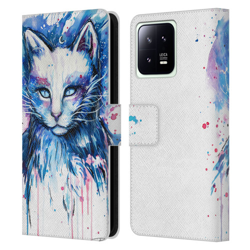 Pixie Cold Cats Space Leather Book Wallet Case Cover For Xiaomi 13 5G