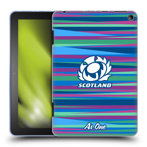 Scotland Rugby Graphics Training Pattern Soft Gel Case for Amazon Fire HD 8/Fire HD 8 Plus 2020