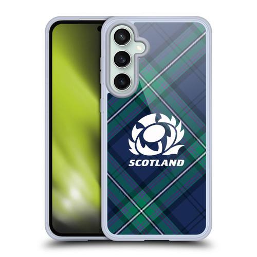 Scotland Rugby Graphics Tartan Oversized Soft Gel Case for Samsung Galaxy S23 FE 5G