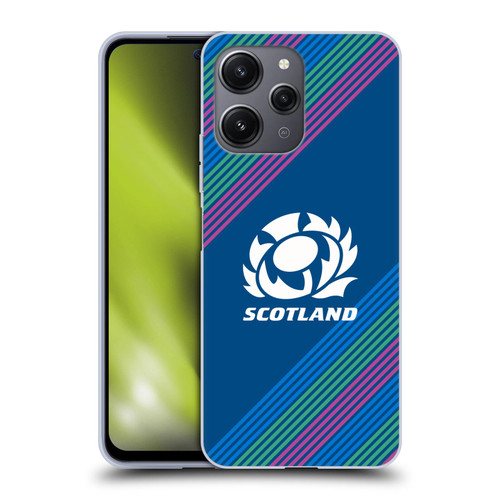 Scotland Rugby Graphics Stripes Soft Gel Case for Xiaomi Redmi 12