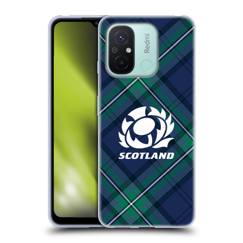 Scotland Rugby Graphics Tartan Oversized Soft Gel Case for Xiaomi Redmi 12C