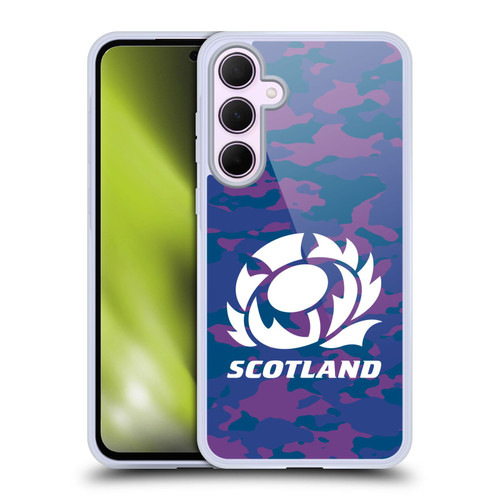 Scotland Rugby Logo 2 Camouflage Soft Gel Case for Samsung Galaxy A35 5G