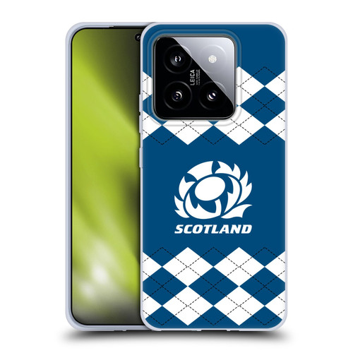 Scotland Rugby Logo 2 Argyle Soft Gel Case for Xiaomi 14