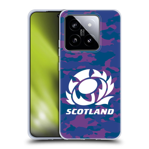 Scotland Rugby Logo 2 Camouflage Soft Gel Case for Xiaomi 14