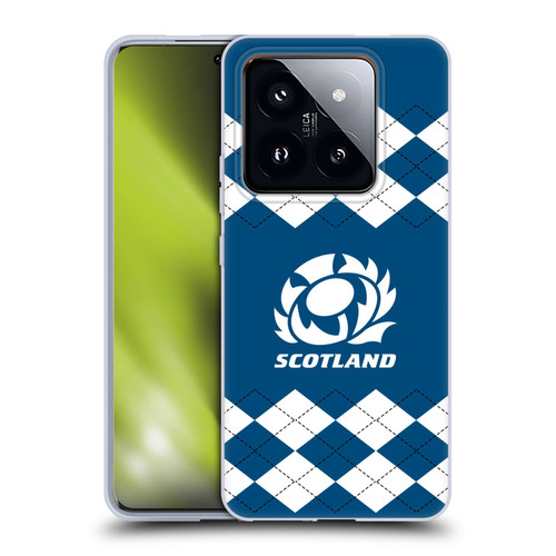 Scotland Rugby Logo 2 Argyle Soft Gel Case for Xiaomi 14 Pro