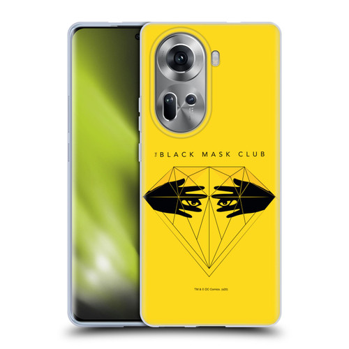 Birds of Prey DC Comics Graphics Black Club Logo Soft Gel Case for OPPO Reno11