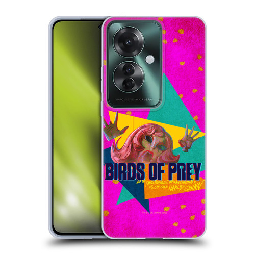 Birds of Prey DC Comics Graphics Panic In Neon Soft Gel Case for OPPO Reno11 F 5G / F25 Pro 5G