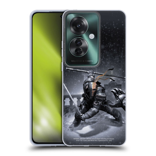 Batman Arkham Origins Key Art Deathstroke Soft Gel Case for OPPO Reno11 F 5G / F25 Pro 5G