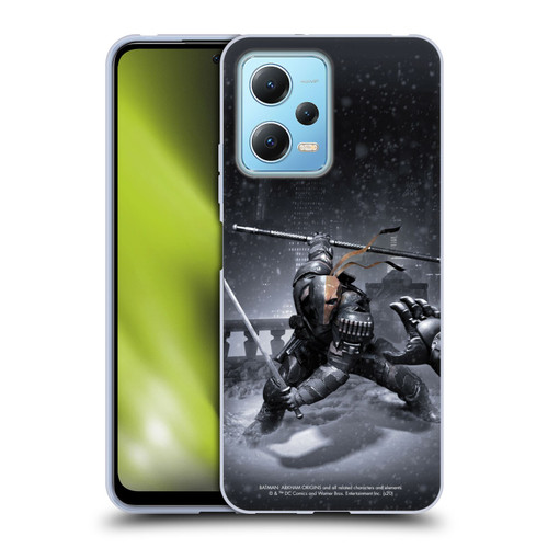 Batman Arkham Origins Key Art Deathstroke Soft Gel Case for Xiaomi Redmi Note 12 5G