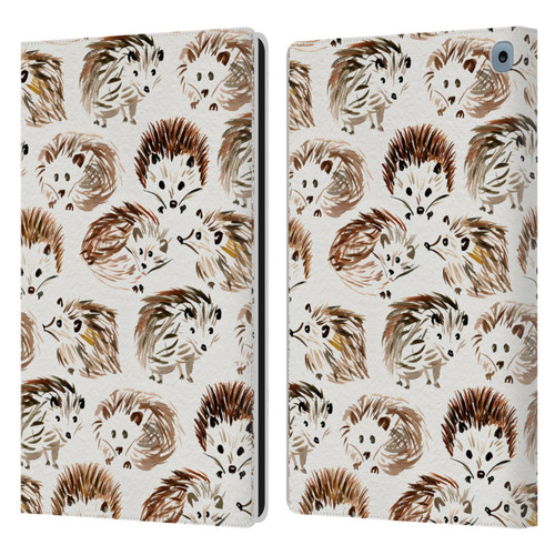Cat Coquillette Animals Hedgehogs Leather Book Wallet Case Cover For Amazon Fire HD 10 / Plus 2021