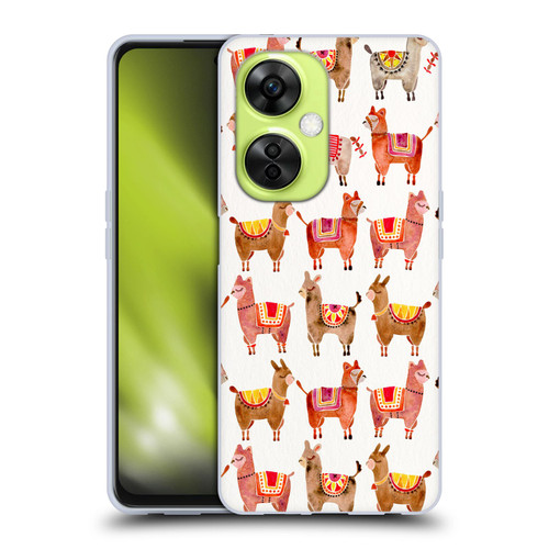 Cat Coquillette Animals Alpacas Soft Gel Case for OnePlus Nord CE 3 Lite 5G