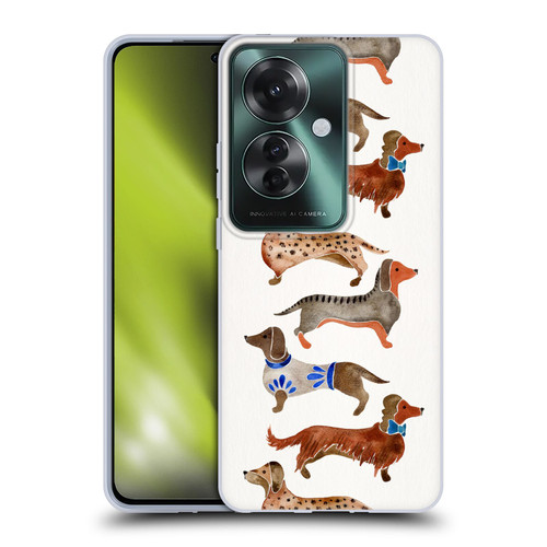 Cat Coquillette Animals Dachshunds Soft Gel Case for OPPO Reno11 F 5G / F25 Pro 5G