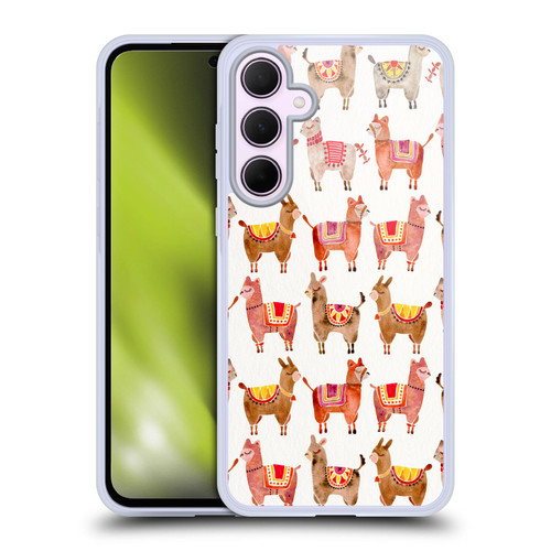 Cat Coquillette Animals Alpacas Soft Gel Case for Samsung Galaxy A35 5G