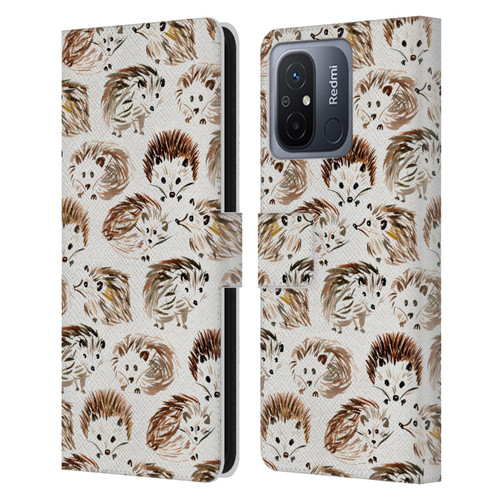 Cat Coquillette Animals Hedgehogs Leather Book Wallet Case Cover For Xiaomi Redmi 12C