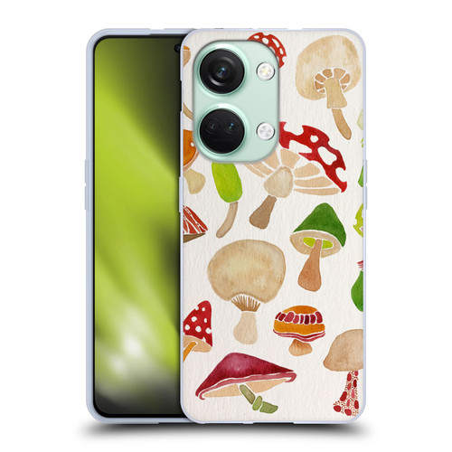 Cat Coquillette Nature Mushrooms Soft Gel Case for OnePlus Nord 3 5G