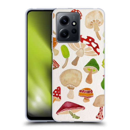 Cat Coquillette Nature Mushrooms Soft Gel Case for Xiaomi Redmi Note 12 4G