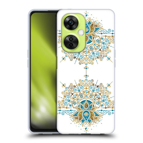 Cat Coquillette Patterns 6 Lotus Bloom Mandala 2 Soft Gel Case for OnePlus Nord CE 3 Lite 5G