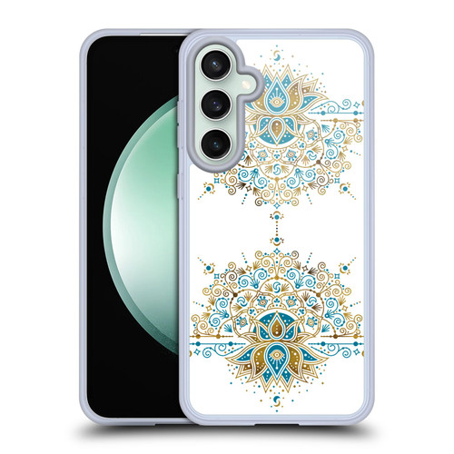 Cat Coquillette Patterns 6 Lotus Bloom Mandala 2 Soft Gel Case for Samsung Galaxy S23 FE 5G