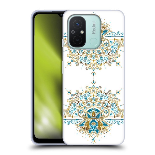 Cat Coquillette Patterns 6 Lotus Bloom Mandala 2 Soft Gel Case for Xiaomi Redmi 12C