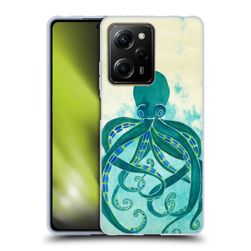 Cat Coquillette Sea Octopus Soft Gel Case for Xiaomi Redmi Note 12 Pro 5G