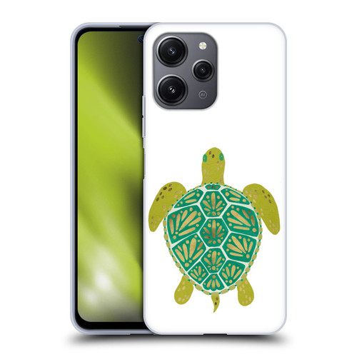 Cat Coquillette Sea Turtle Green Soft Gel Case for Xiaomi Redmi 12