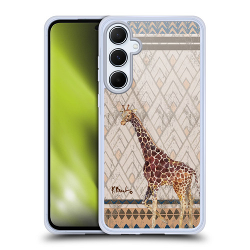 Paul Brent Animals Tribal Giraffe Soft Gel Case for Samsung Galaxy A55 5G