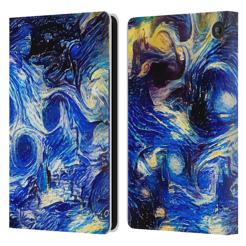 Cosmo18 Jupiter Fantasy Starry Leather Book Wallet Case Cover For Amazon Fire 7 2022