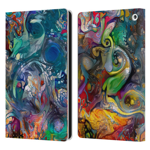 Cosmo18 Jupiter Fantasy Bloom Leather Book Wallet Case Cover For Amazon Fire HD 8/Fire HD 8 Plus 2020