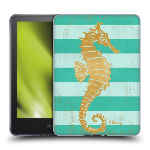 Paul Brent Coastal Gold Seahorse Soft Gel Case for Amazon Kindle Paperwhite 5 (2021)