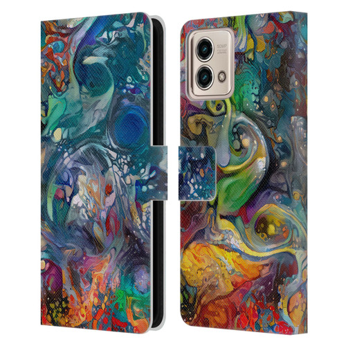 Cosmo18 Jupiter Fantasy Bloom Leather Book Wallet Case Cover For Motorola Moto G Stylus 5G 2023