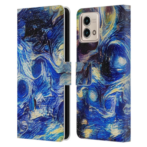 Cosmo18 Jupiter Fantasy Starry Leather Book Wallet Case Cover For Motorola Moto G Stylus 5G 2023