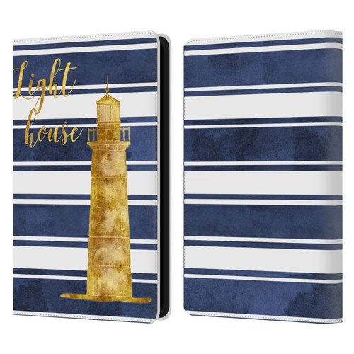 Paul Brent Nautical Lighthouse Leather Book Wallet Case Cover For Amazon Kindle Paperwhite 5 (2021)