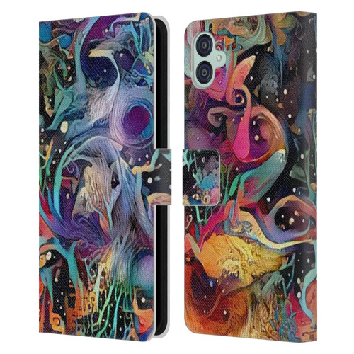 Cosmo18 Jupiter Fantasy Decorative Leather Book Wallet Case Cover For Samsung Galaxy M04 5G / A04e