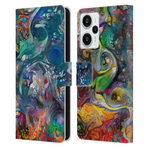 Cosmo18 Jupiter Fantasy Bloom Leather Book Wallet Case Cover For Xiaomi Redmi Note 12T