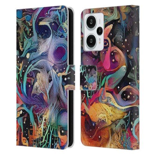 Cosmo18 Jupiter Fantasy Decorative Leather Book Wallet Case Cover For Xiaomi Redmi Note 12T