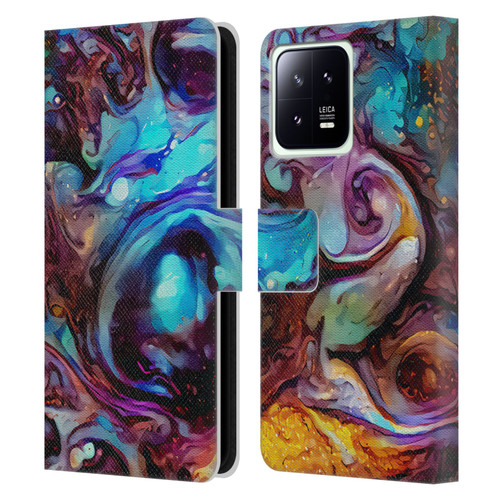 Cosmo18 Jupiter Fantasy Indigo Leather Book Wallet Case Cover For Xiaomi 13 5G