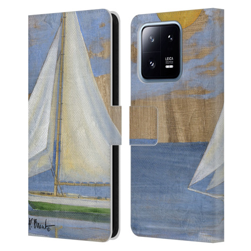 Paul Brent Ocean Serene Sailboat Leather Book Wallet Case Cover For Xiaomi 13 Pro 5G