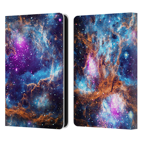 Cosmo18 Space Lobster Nebula Leather Book Wallet Case Cover For Amazon Kindle 11th Gen 6in 2022