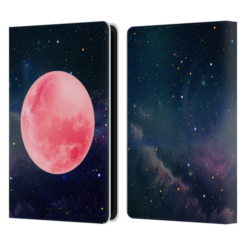 Cosmo18 Space Pink Moon Leather Book Wallet Case Cover For Amazon Kindle Paperwhite 5 (2021)