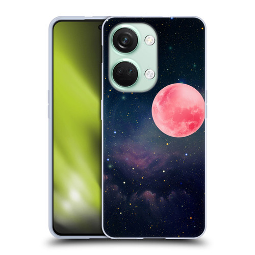 Cosmo18 Space Pink Moon Soft Gel Case for OnePlus Nord 3 5G