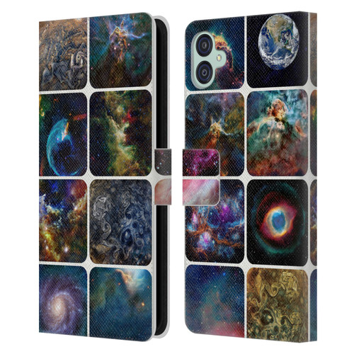 Cosmo18 Space The Amazing Universe Leather Book Wallet Case Cover For Samsung Galaxy M04 5G / A04e