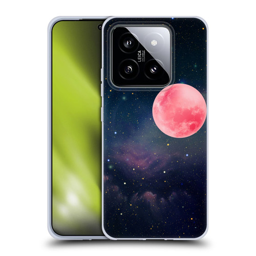 Cosmo18 Space Pink Moon Soft Gel Case for Xiaomi 14