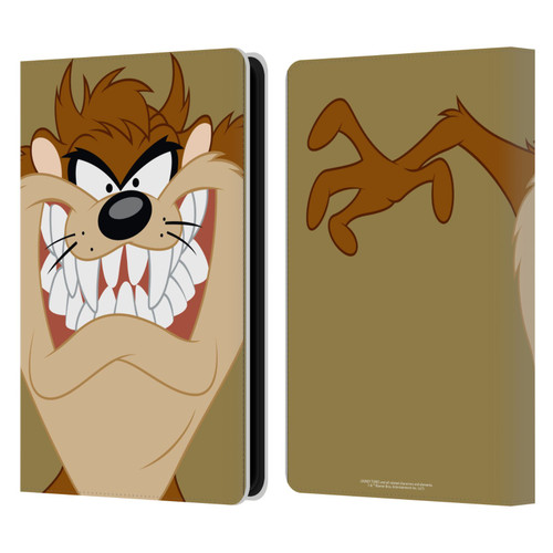 Looney Tunes Characters Tasmanian Devil Leather Book Wallet Case Cover For Amazon Kindle Paperwhite 5 (2021)