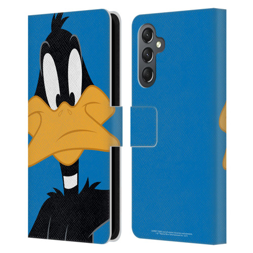 Looney Tunes Characters Daffy Duck Leather Book Wallet Case Cover For Samsung Galaxy A25 5G