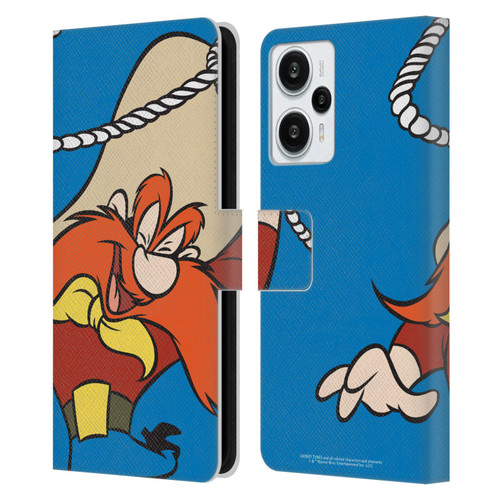 Looney Tunes Characters Yosemite Sam Leather Book Wallet Case Cover For Xiaomi Redmi Note 12T